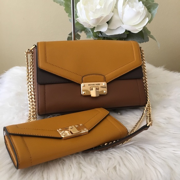 Michael Kors kinsley shoulder/Crossbody bag&wallet - Picture 2 of 8
